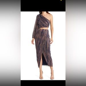 Saylor- Laia Cutout One-Shoulder Cocktail Dress